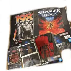 一番くじ ストレンジャー・シングス E賞 手袋 H賞 ポスター I賞 セット売り