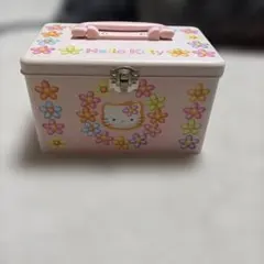 平成レトロ❣️ キティ カオハナ ミニトランク 缶 収納ケース ボックス