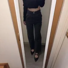 moussy HW DOUBLE KNEE STRAIGHT デニム ストレートのサムネイル
