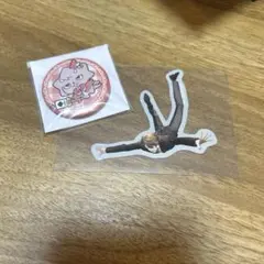 にじさんじ ROF-MAO 加賀美ハヤト トランプモチーフ 箔押し缶バッジ