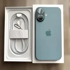 電池状態100%【美品】iPhone16ティール128GB iFaceケース付き - メルカリ