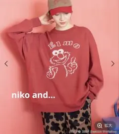 niko and…新品タグ付SESAME STREET Elmo ニットセーター