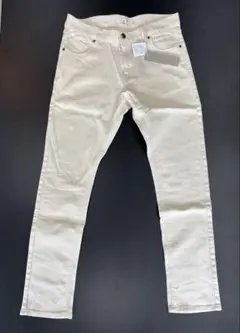 imp. スキニーデニムパンツ ホワイト L