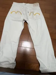 EVISU Lot 2501XX ストレートデニム ホワイト 28x35のサムネイル