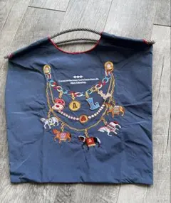 Ball&Chain チェーン＆馬刺繍 エコバッグ ナイロン上品