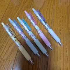ゲルインクボールペン5本