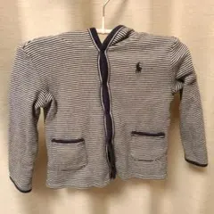 Ralph Lauren フード付きストライプアウター