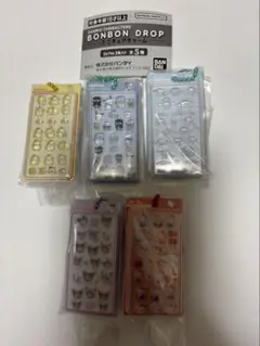 サンリオキャラクターズ ボンボンドロップ ミニチュアチャーム 5点セット