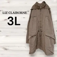 LIZ CLAIBORNE 【3L】 ブラウン　コート ゆったり　大きめのサムネイル