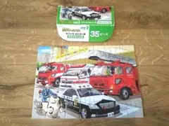 くもんのジグソーパズル STEP3 すごいぞ はたらく車 欠けなし 裏数字 美品のサムネイル