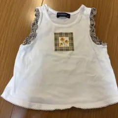BURBERRY フリルタンクトップ 90CM