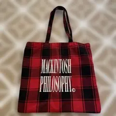 MACKINTOSH PHILOSOPHY トートバッグ レッドチェック - メルカリ