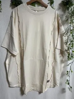 ルピリアン 切替デザイン 半袖Tシャツ アイボリーのサムネイル