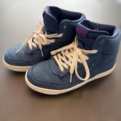 Nike ハイカットスニーカー 5.5 ダークブルー　箱無しです