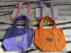 Trader Joe's キャンバス トートバッグ 4点セット