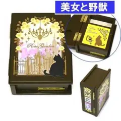 0922-48 木製オルゴール ディズニー 「美女と野獣」手巻き 雑貨店が販売