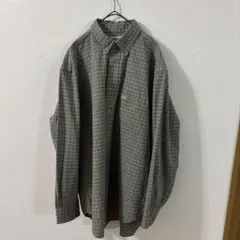 カーハート　コットンワークネルシャツ　メキシコ製　90s チェック　長袖