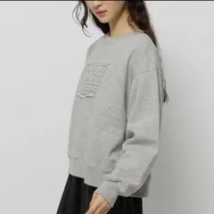 ニコアンド アソート刺繍スウェット L ☆グレー