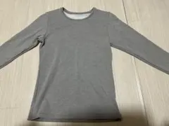 ユニクロ 裏起毛 インナー グレー ヒートテック 長袖 あったか 美品