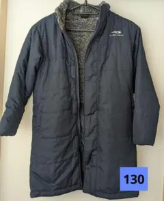 値下げ♪TIGORA　iHEAT 中綿　ベンチコート　130　ジュニア　フード有