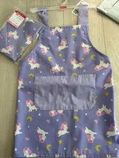 幼児エプロンとバンダナセット
