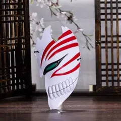 BLEACH（ブリーチ）風 半面マスク 虚化デザイン コスプレ小物 仮装