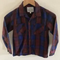 チェックシャツ キッズXL(130〜140cm)