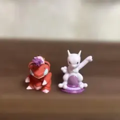 ポケモンキッズ 指人形 赤いゲノセクト ミュウツー 2体セット