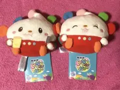 新品NHKいないいないばあっ！ワンワン&ぽぅぽのぬいぐるみ表情いろいろマスコット
