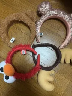 エルモとクマのカチューシャセット