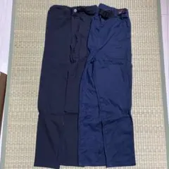 GU 黒ズボン&LAPSEN  紺ズボン　　140 2枚セット