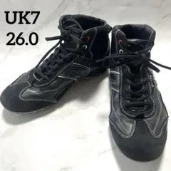 希少 GEOX × Red Bull コラボ ハイカットスニーカー 26cm 黒のサムネイル