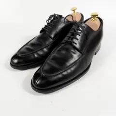 LANVIN ランバン　Uチップ　ビジネスシューズ（26）革靴　黒のサムネイル