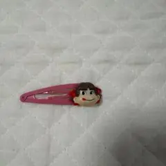 ペコちゃん ヘアピン ピンク