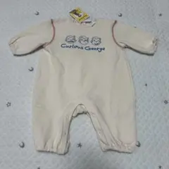 おさるのジョージ　カバーオール　ベビー　70 裏起毛