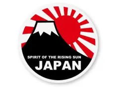 SPIRIT OF RISING JAPANステッカー M 旭日旗 日本 国旗