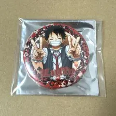 ワンピース 東京ワンピースタワー 4周年 缶バッジ ルフィ