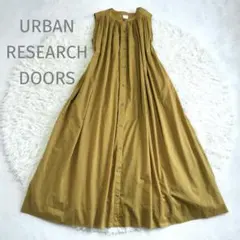 URBAN RESEARCH DOORS コットンボイルノースリーブワンピース