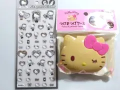 ハローキティ　ピタプクステッカー　サンリオ　シール　つけまケース