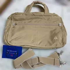 【新品】adidas ボストンバッグ 2way ベージュ