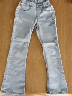 値下げ！ライトブルー フレアパンツ 140