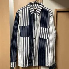 Stussy ストライプ ニットポロシャツ ネイビー Mサイズ - メルカリ