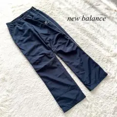 Z5【ニューバランス】シャカシャカズボン　裾ファスナー　ネイビー　M スポーツ