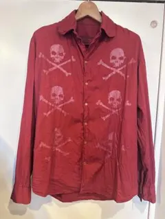 土日限定】OLD STUSSY authentic 総柄 スカル 半袖シャツ - メルカリ