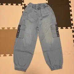 シスタージェニィ デニムカーゴジョガーパンツ 130㎝