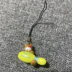 ハローキティ 根付　ストラップ　ラウンドワン