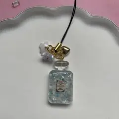 99 レジン　キーホルダー ストラップ　香水　大人　ドライフラワー　花
