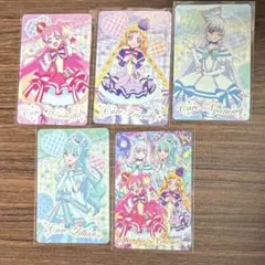映画キミとアイドルプリキュア キラキラカードグミ わんぷり5種