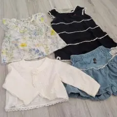 赤ちゃんの城 カーディガン 含む ベビー服 4点セット 80size