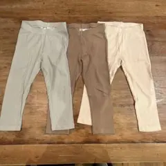 H&M リブレギンス　3枚セット　90サイズ